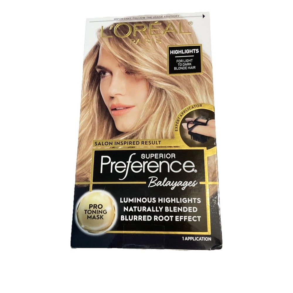 Loreal Superior‎ Preference Balayages HIGHLIGHTS for Light to Dark Blonde Hair y